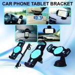 Wholesale Universal 3 in 1 Windshield, Dashboard, Air Vent, Car Chair Mount Holder 8087A (Black)